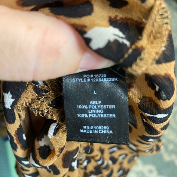 Ash & Violet Leopard Print Spaghetti Strap Crop Top Chic - Picture 5 of 5